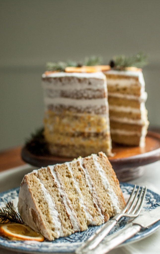 Awesome recipe for a buttery, not-to-sweet orange layer cake that is loaded with flavor.  I paired it with a simple whipped cream for icing, and orange marmalade for filling.  A true delight and perfect for a wedding cake to, so elegant! 