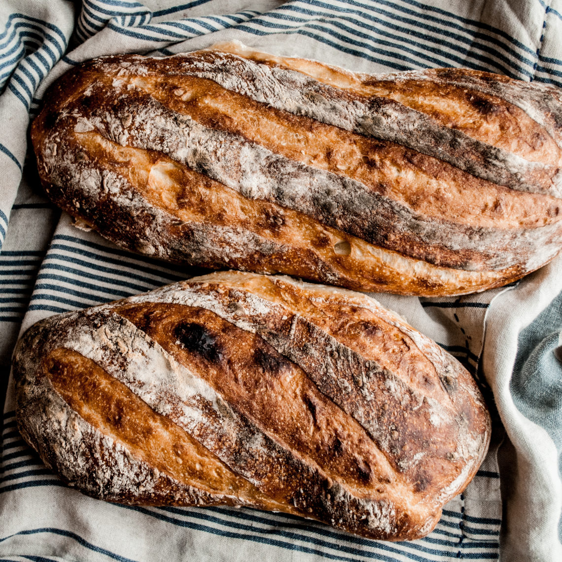 How to Make Beautiful, Crispy & Flavourful No-Knead Baguettes
