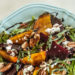 Roasted beet salad with a delicious maple balsamic reduction glaze. Summer salad recipe.