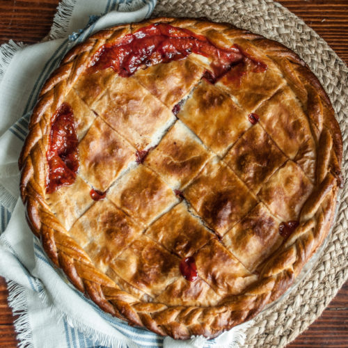 Sweet and tart, plum pies is easy to make and completely delightful. Recipe and instructions, and a cute printable recipe, too!