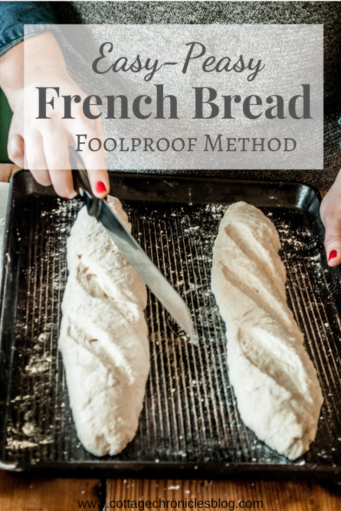 Four ingredients, no experience required for most amazing and beautiful bread you've ever made.  You will be delighted by how truly easy it is to make this heavenly chewy, crispy crust, no-knead french bread. 