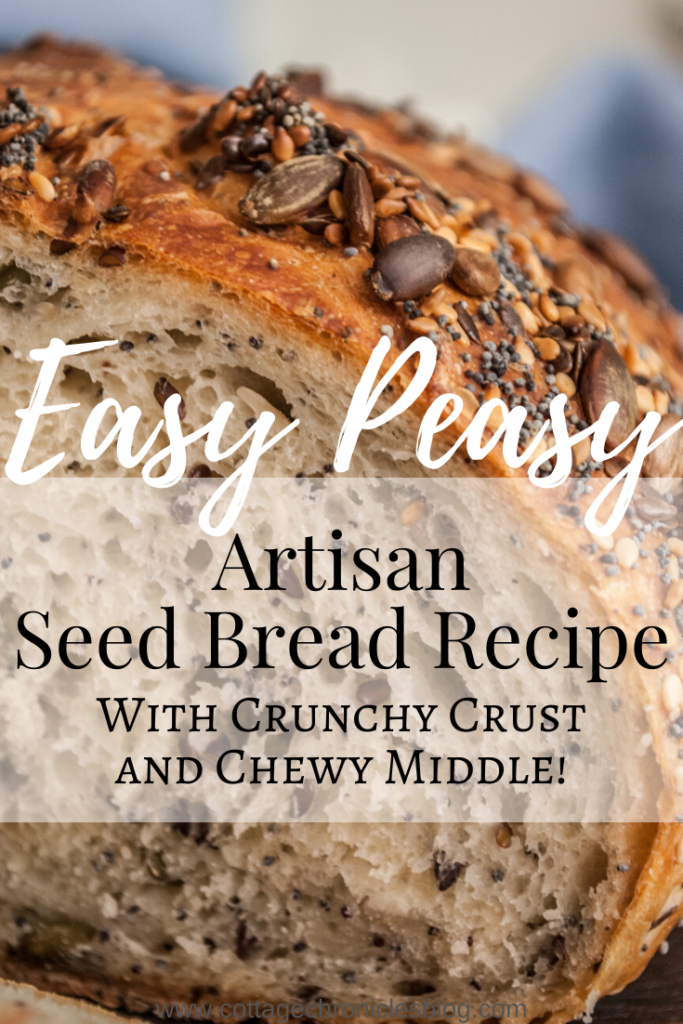 A few simple ingredients, no experience required for most amazing and beautiful bread you've ever made. You will be delighted by how truly easy it is to make this heavenly chewy, crispy crust, no-knead seed bread.
