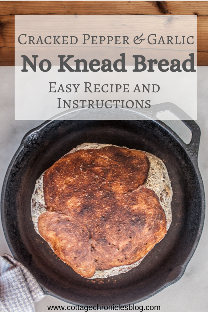 No Knead Garlic Bread. Easy Bread recipe that anyone can make, no baking experience required! Just a few ingredients and 5 minutes of prep time, and you're on your way to crusty, rustic, amazing bread!