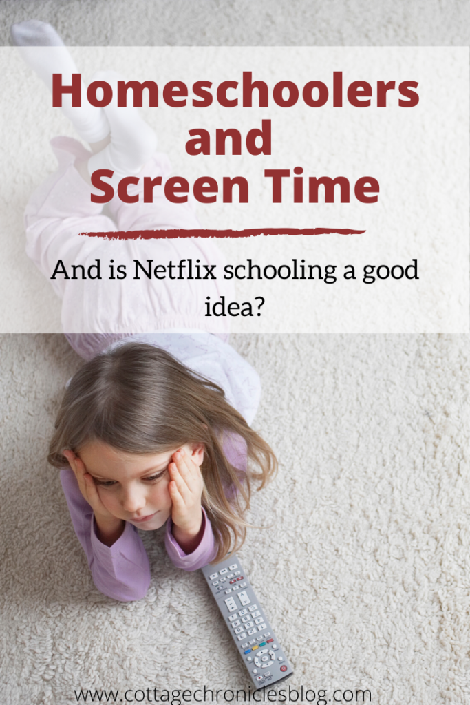 Homeschool and Screen Time, finding balance for unplugging and using technology in homeschool.