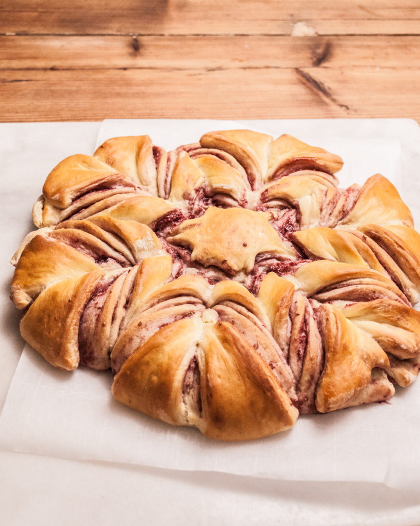 Easy Bread Recipe for Winter Baking! Raspberry Twist Bread, step-by-step instructions for simple but impressive holiday bread!