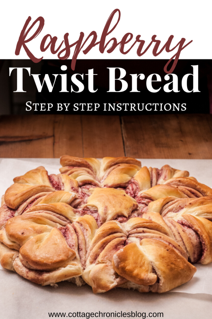 Easy Bread Recipe for Winter Baking! Raspberry Twist Bread, step-by-step instructions for simple but impressive holiday bread!