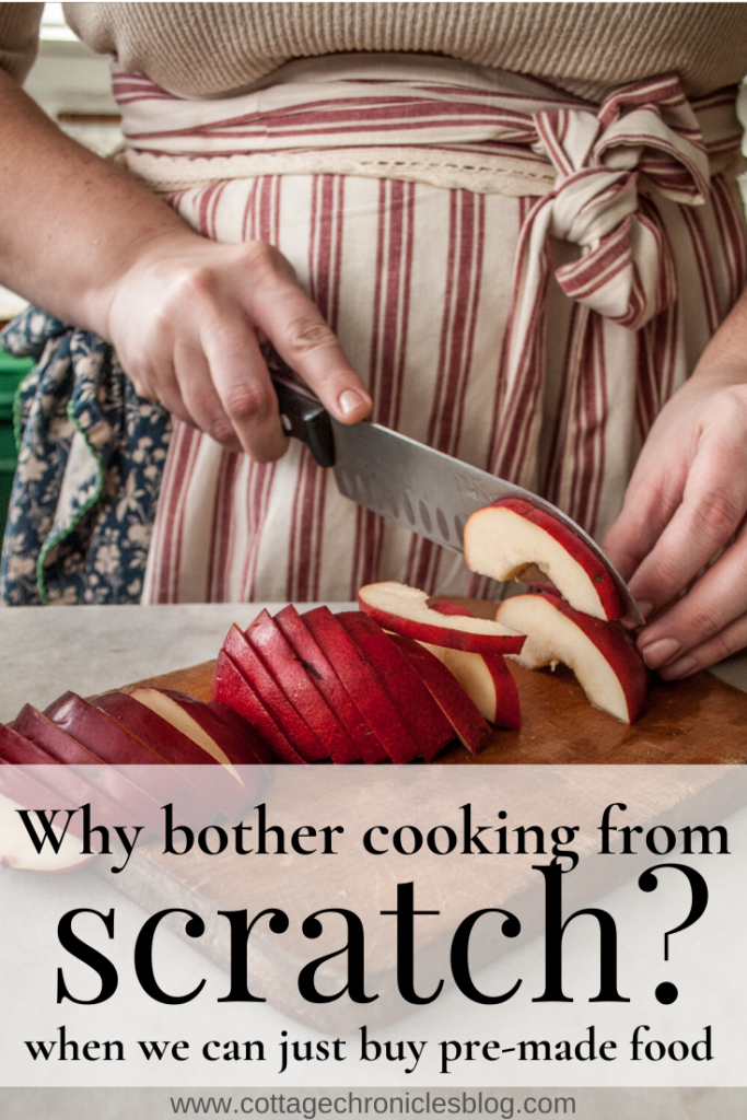 If health and budget are your top reasons for cooking from scratch, you're missing out.  There a better reason to make our own food, and it may surprise you.