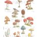 Mushrooms Stickers Printable